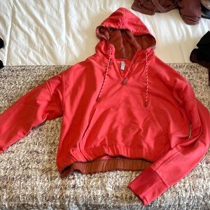 Adorable Pink Athleta Quarter Zip Hoodie